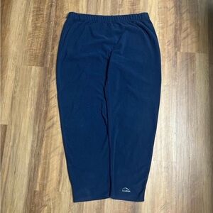L.L. Bean Dark Blue Fleece Pants